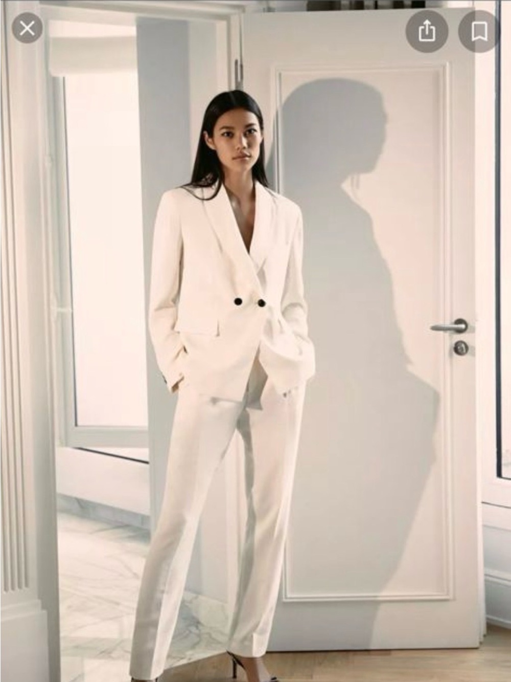 Ba&sh Elegant Cream Blazer